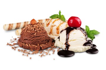 Coffee ice cream.