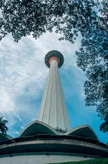 Fototapeta premium Menara Kuala Lumpur,Television tower in Kuala Lumpur, Malaysia