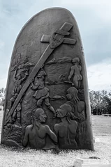 Photo sur Plexiglas Monument artistique historic cast iron sculptures of Gaspe