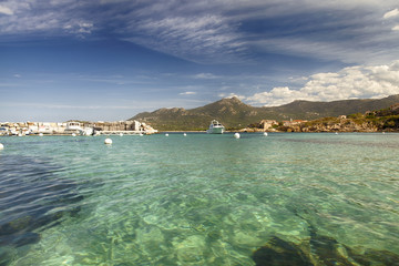 Fototapeta na wymiar Port de San Damiano-Corse
