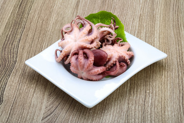 Marinated octopus