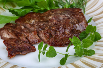 Roasted beef