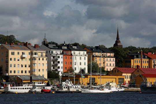 Stockholm, le port sur la Baltique, Suède