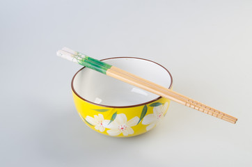 bowl. chinese bowl set. chinese bowl set on the background