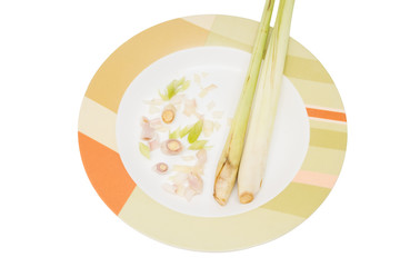 Slices Lemon Grass (Isolated)