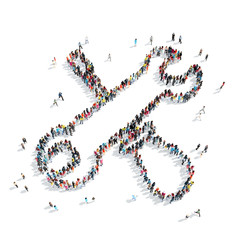  people  form  tools crowd