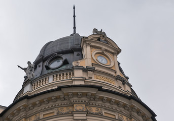 Obraz premium Post Office in Ljubljana, Slovenia.