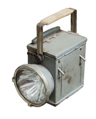 Old metal hand lamp