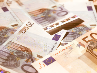 Retro looking Euro note