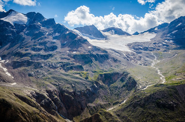 Mountain River descends from the top