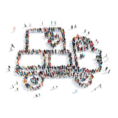 people  shape  loader cargo