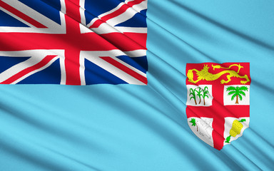 Flag of Fiji, Suva - Melanesia