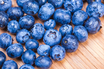 natural fresh blueberries
