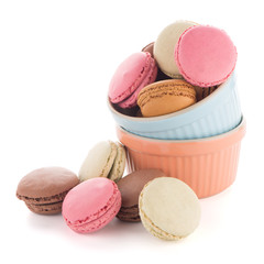 Colorful French Macarons