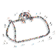 people  shape  female handbag