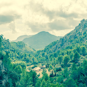 Puig de Galatz&oacute;, Mallorca - vintage