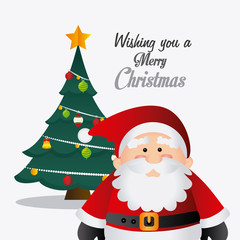 Merry christmas card design.