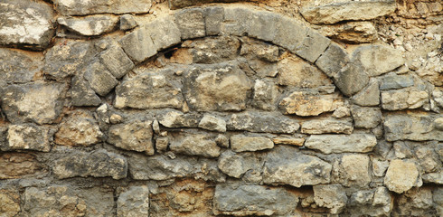 Brick wall architectural background texture (Jerusalem, Israel)