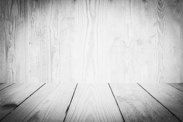 Black and White Wood Texture for Background.