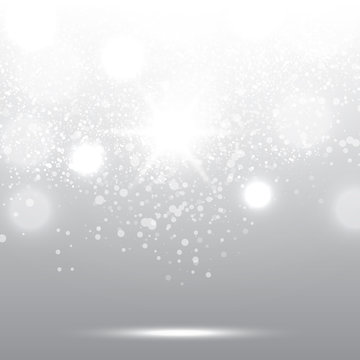 winter white sparkling background Christmas abstract square meta