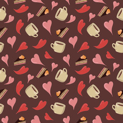 Seamless pattern Coffee theme