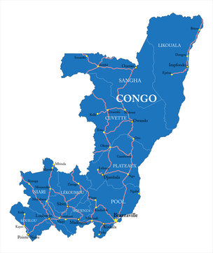 Congo Republic map