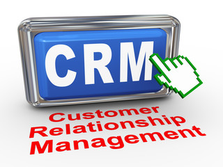 3d hand cursor - crm button