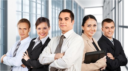 Group Of Business People.