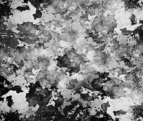 shabby paint and plaster cracks