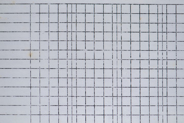 Old paper with old ink line