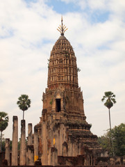Temple Wat Phra Prang in Sukhothai - Thailand