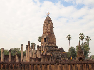 Temple Wat Phra Prang in Sukhothai - Thailand