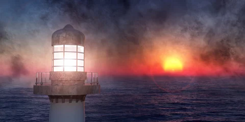 Photo sur Plexiglas Phare phare sur la côte