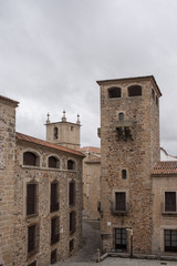 Fototapeta na wymiar Paseo por las calles de la ciudad Medieval de Cáceres, Extremadura