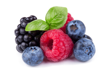 Beeren Beerenobst Früchte isoliert