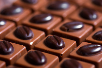 Chocolate praline candy