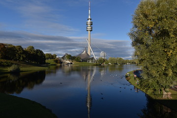 Obraz premium Der Olympiapark in München