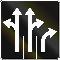 Three Lanes In Canada