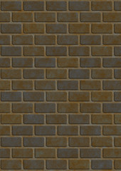 Color bricks wall