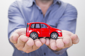 Cuidado y compra de vehículo - concepto