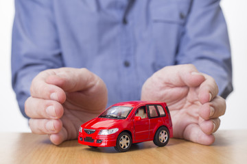 Cuidado y compra de vehículo - concepto