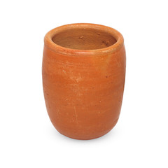 pot isolated on white background.
