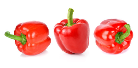 red pepper isolated on white background