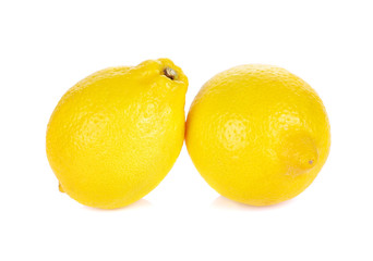 Lemons isolated on white background