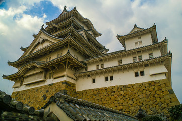 Majestic Castle of Himeji in Japan