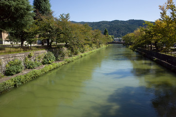 Fototapeta na wymiar 京都 平安神宮の川