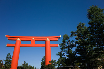 京都 平安神宮 鳥居