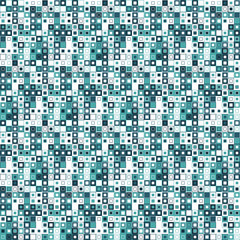 Vector seamless pattern. Consists of geometric elements.The elements have a square shape and different color.