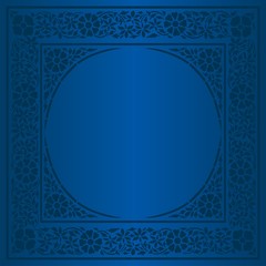 wedding card design, paisley floral pattern , India