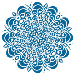 Circular pattern in oriental style